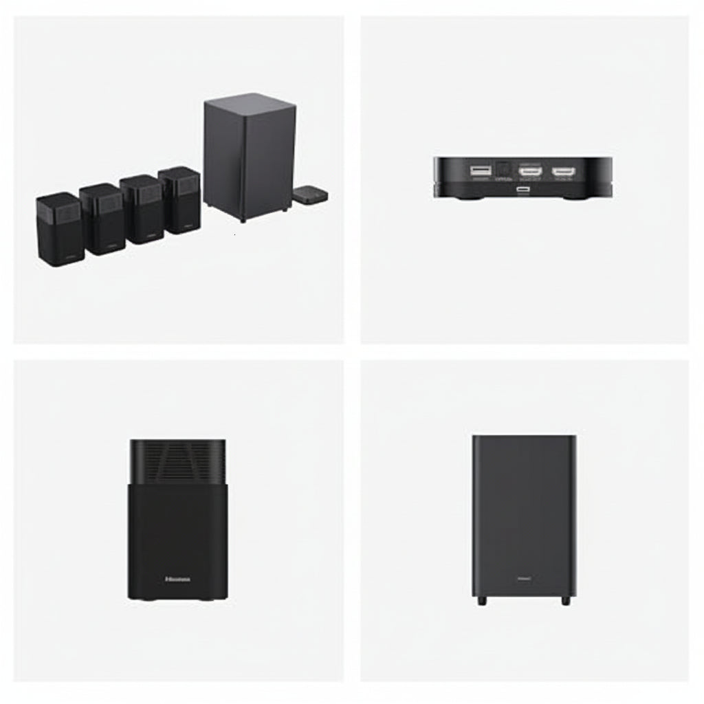 HT SATURN, 4.1.2 CH home theatre sound system, wireless satellite speakers, Tuned by Devialet, 720 W max audio power, Hi-Concerto, Dolby Atmos, DTS:X, Room fitting tuning, EzPlay 3.0