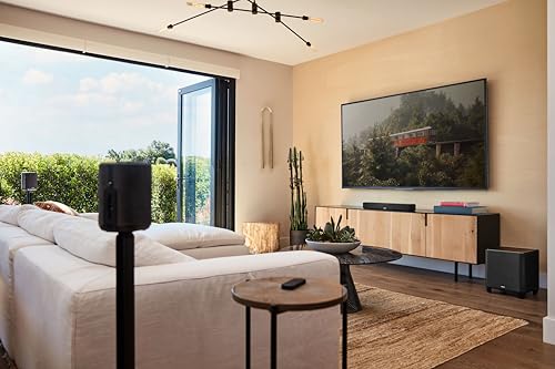 Wireless 5.1 Dolby Atmos Surround Sound System with Soundbar, Dual Wireless Speakers & Subwoofer, Wi-Fi & Bluetooth Streaming