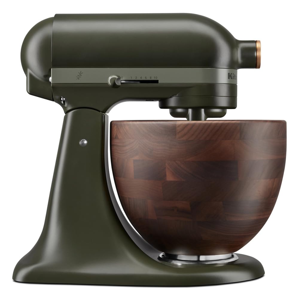 Artisan Design Series 5-Quart Tilt-Head Mixer – Evergreen Edition with Solid Walnut Bowl
