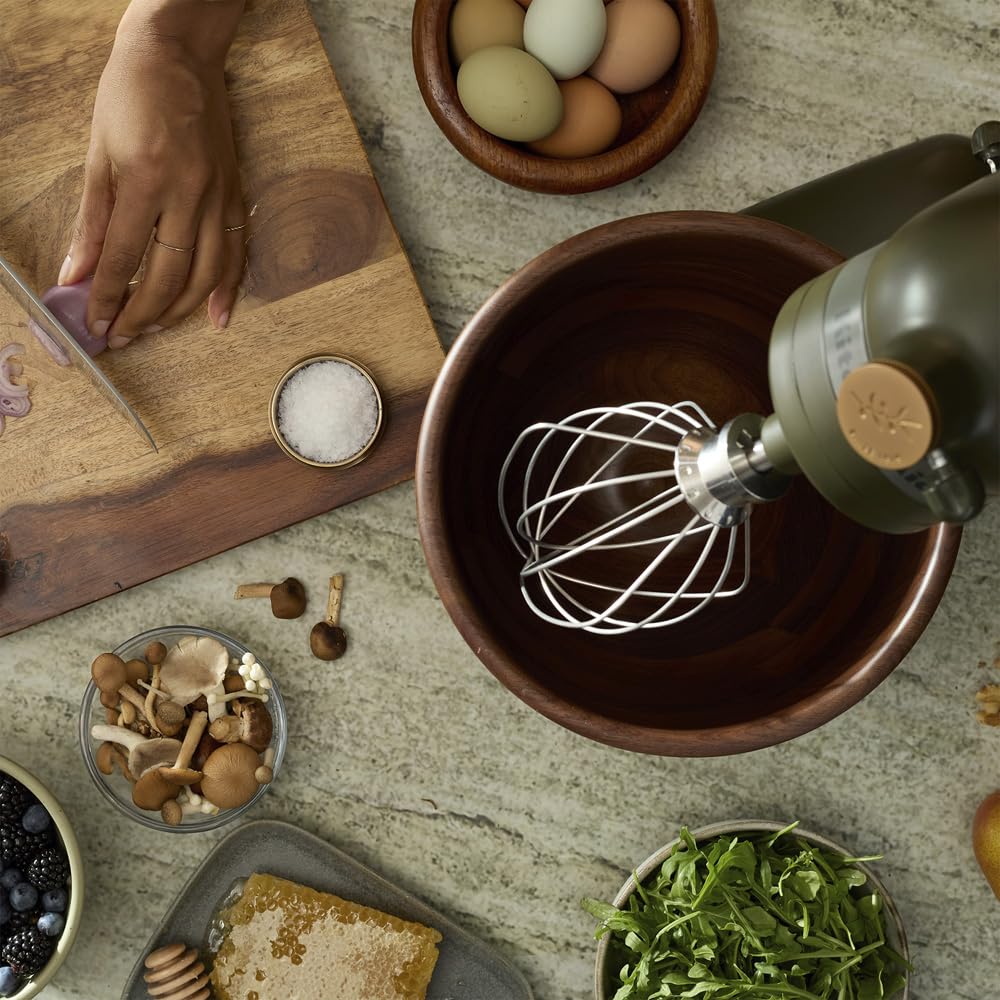Artisan Design Series 5-Quart Tilt-Head Mixer – Evergreen Edition with Solid Walnut Bowl
