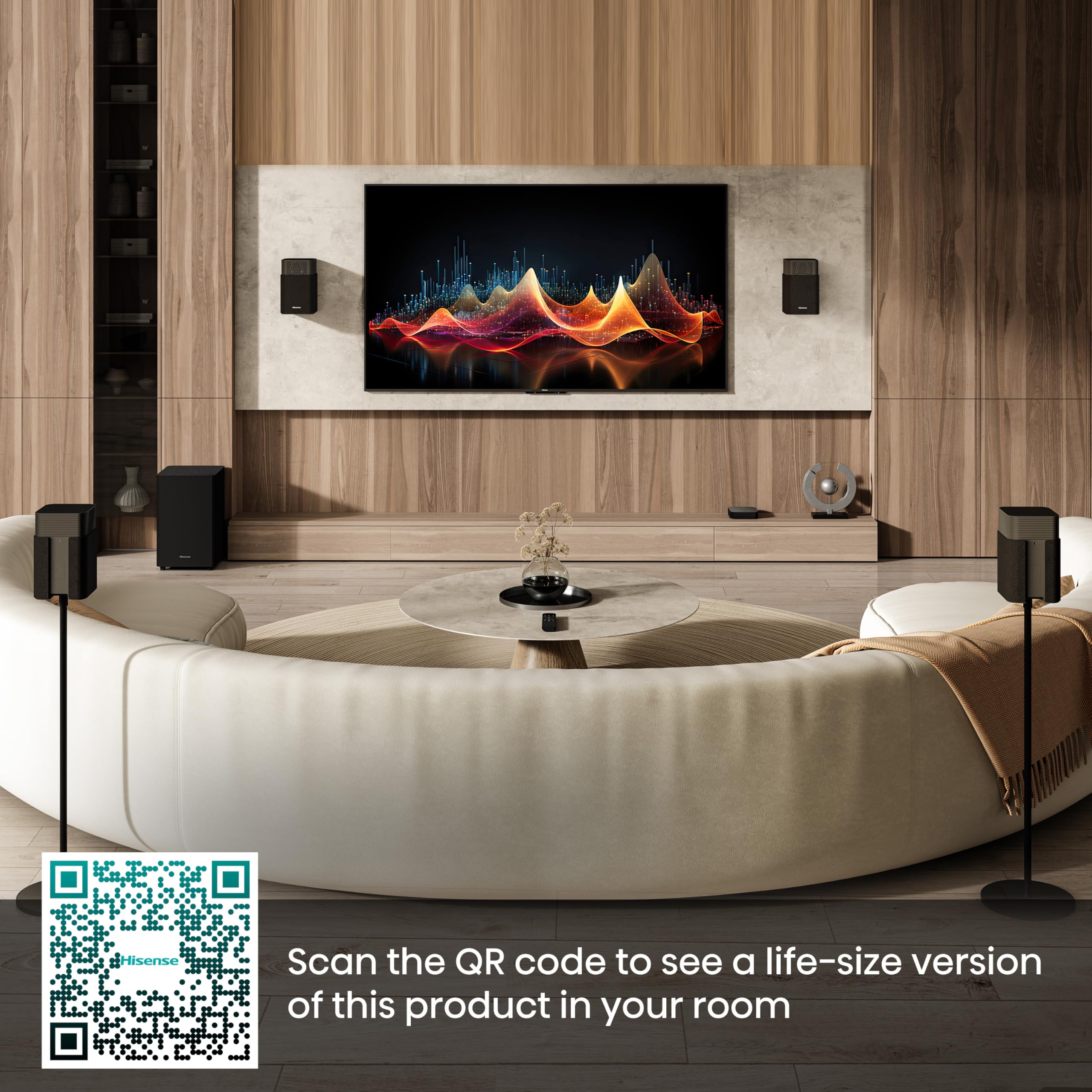 HT SATURN, 4.1.2 CH home theatre sound system, wireless satellite speakers, Tuned by Devialet, 720 W max audio power, Hi-Concerto, Dolby Atmos, DTS:X, Room fitting tuning, EzPlay 3.0