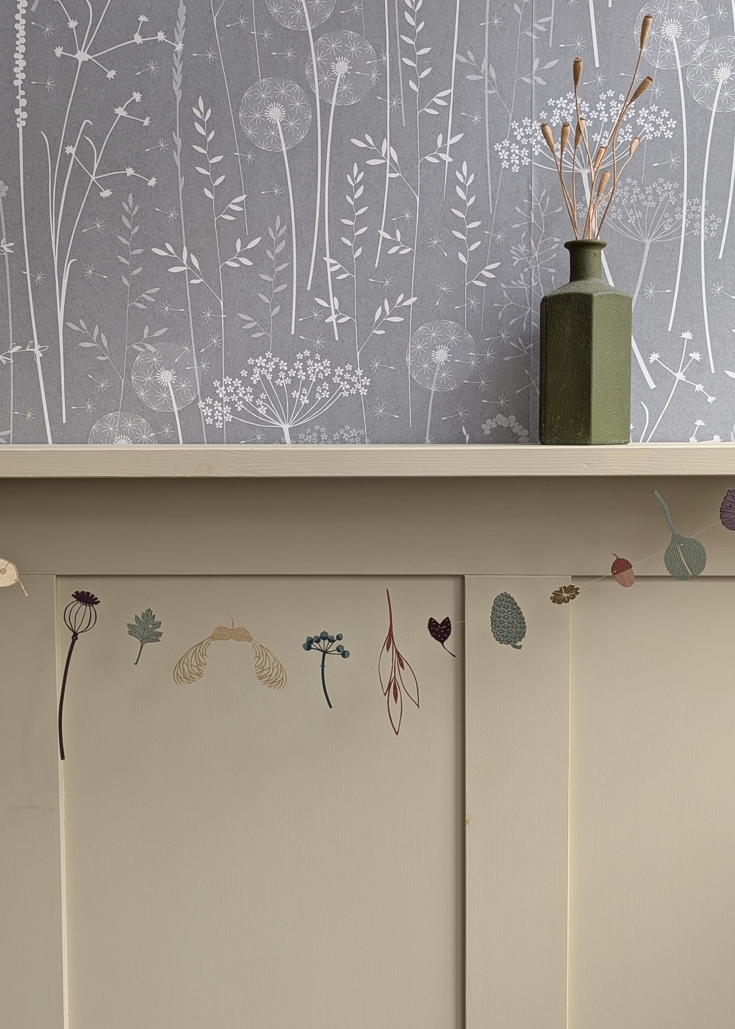 autumn treasures and leaves