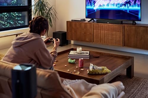 Wireless 5.1 Dolby Atmos Surround Sound System with Soundbar, Dual Wireless Speakers & Subwoofer, Wi-Fi & Bluetooth Streaming