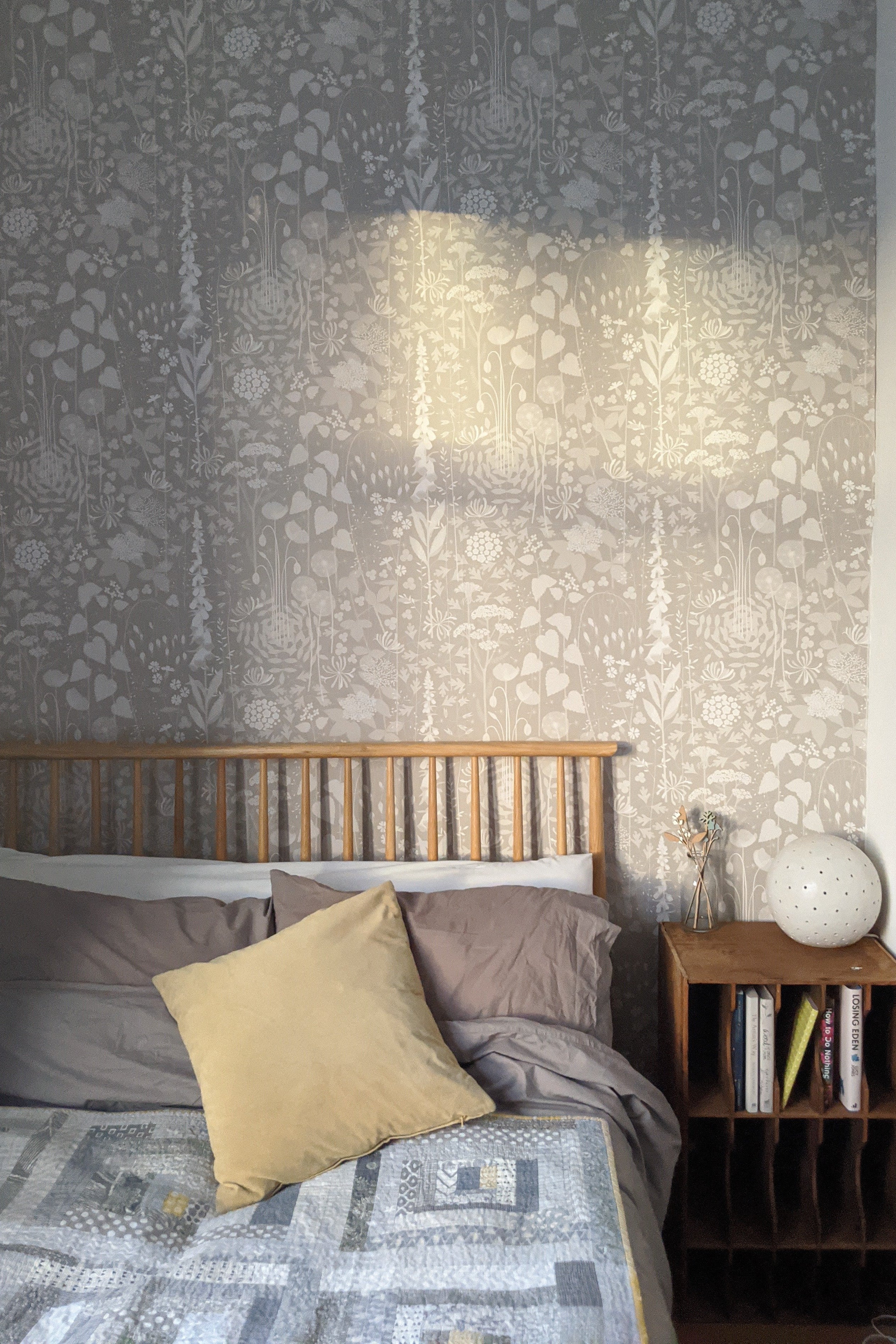 Hedgerow wallpaper in Hush