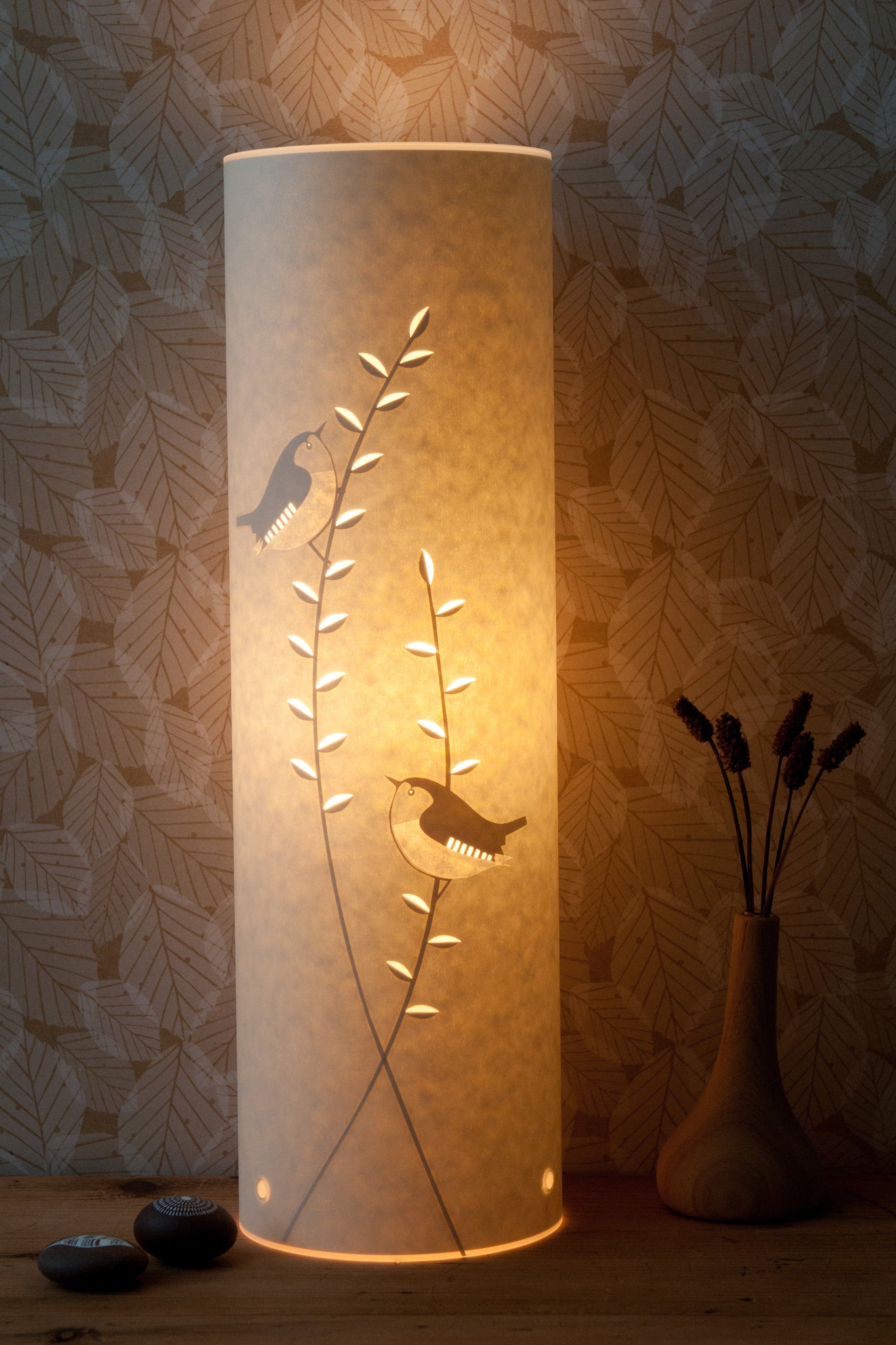 Cylindrical Wren Table Lamp