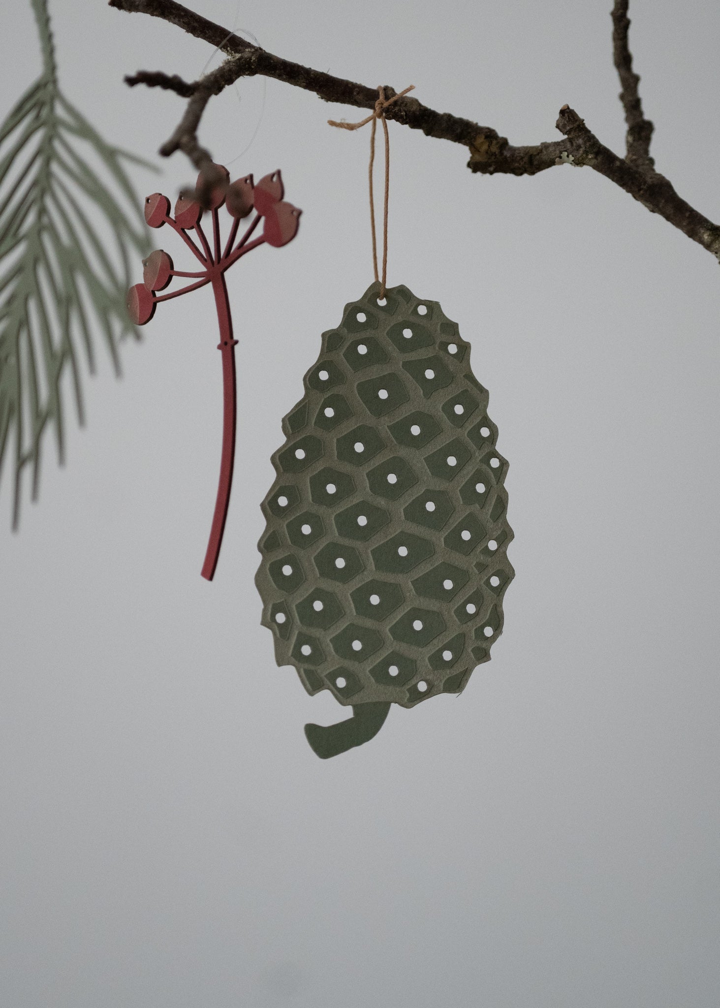 Fir cone decoration