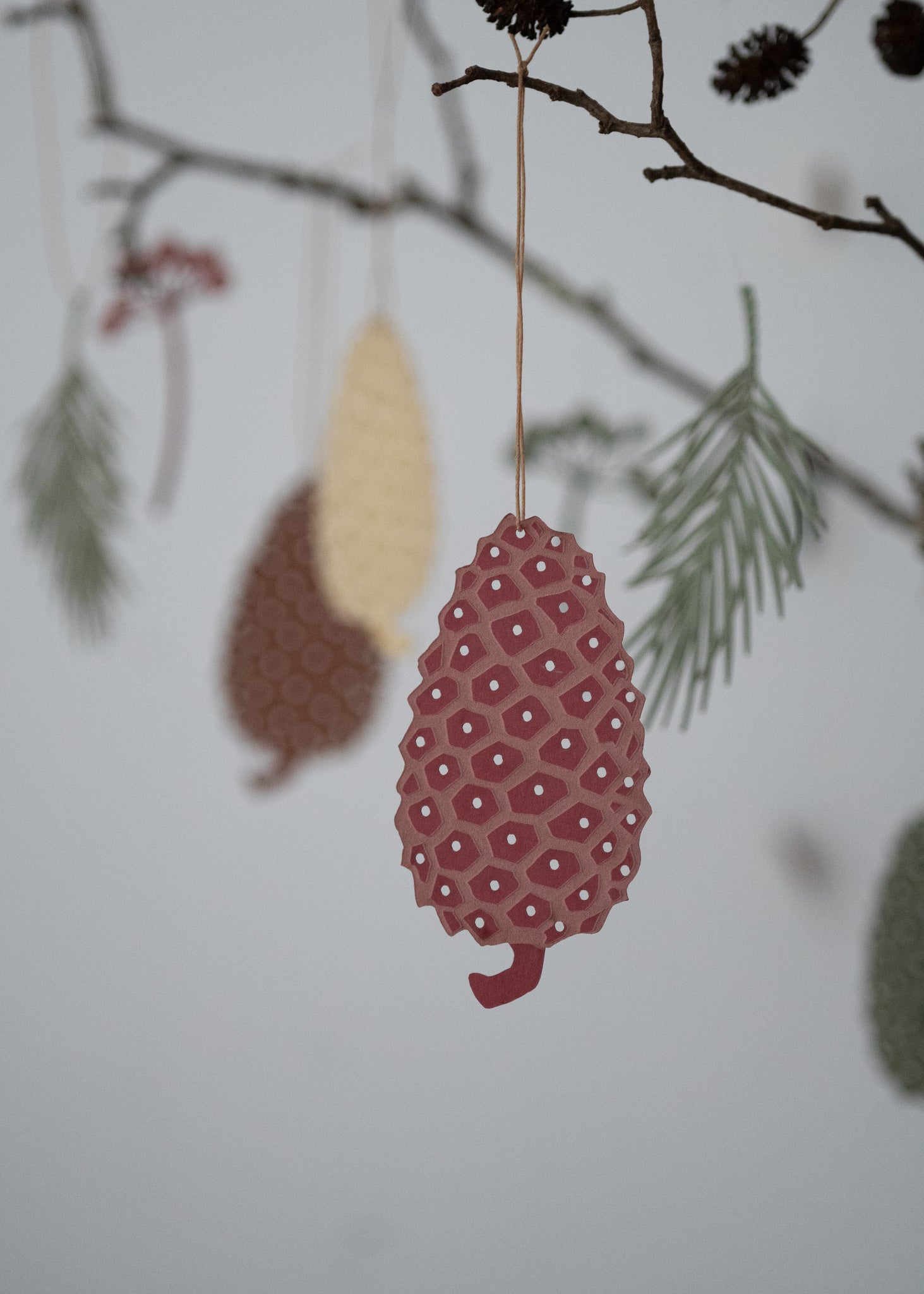Fir cone decoration