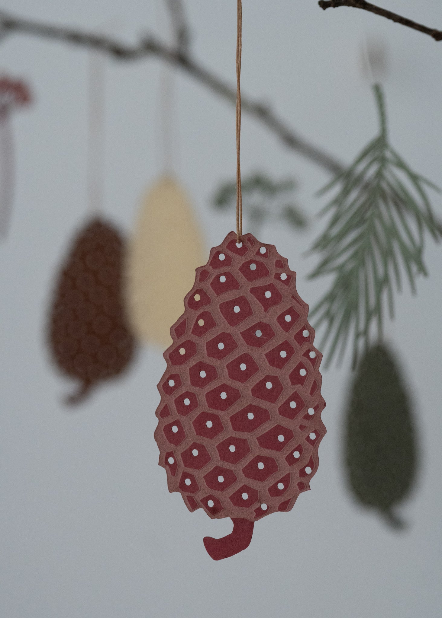 Fir cone decoration