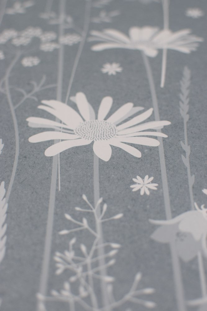Daisy Meadow Wallpaper in Moonrise