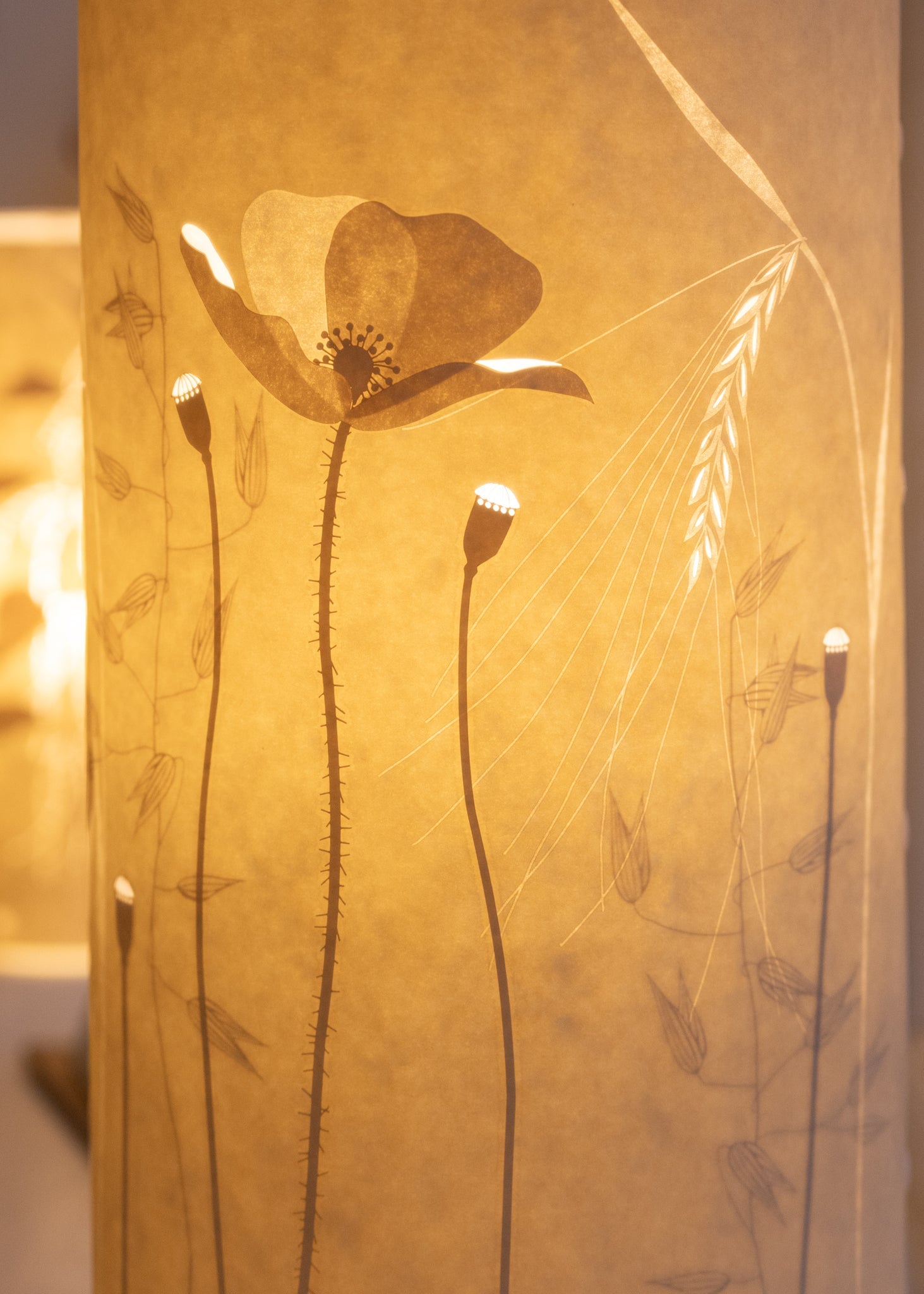 Large Field Poppy Table Lamp